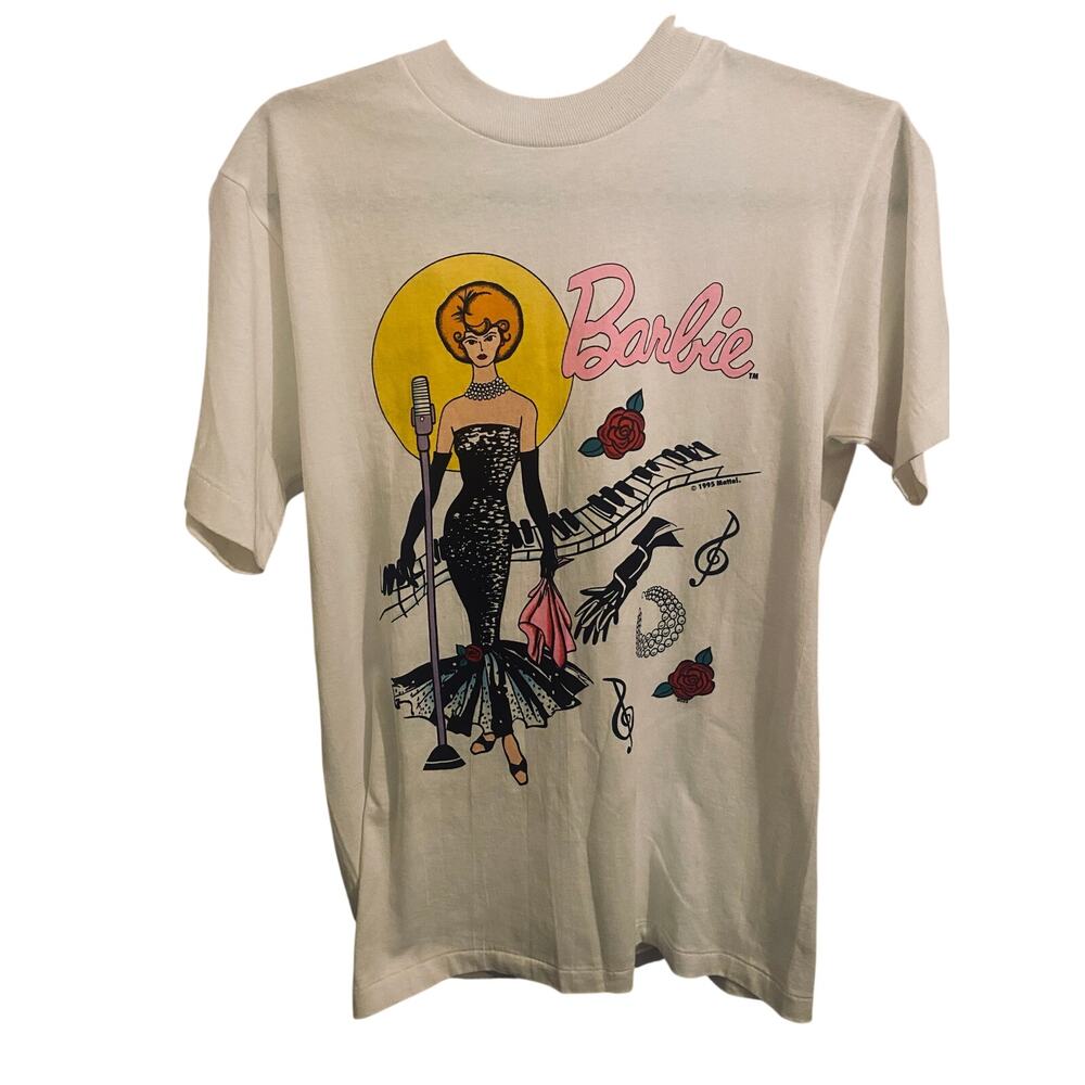 NWT Vintage 90s Barbie Jerry Leigh Shirt Solo In The Spotlight 1995 USA Rare